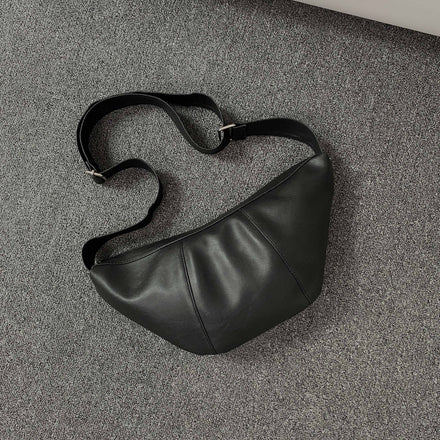 Croissant Leather Cross Bag