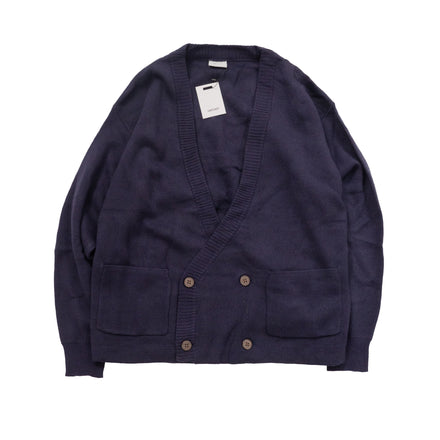 Double Breasted Cardigan Navy