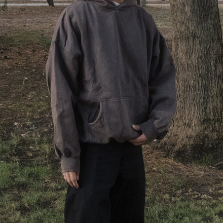 Aged Fossil Heavyweight Pullover Hoodie