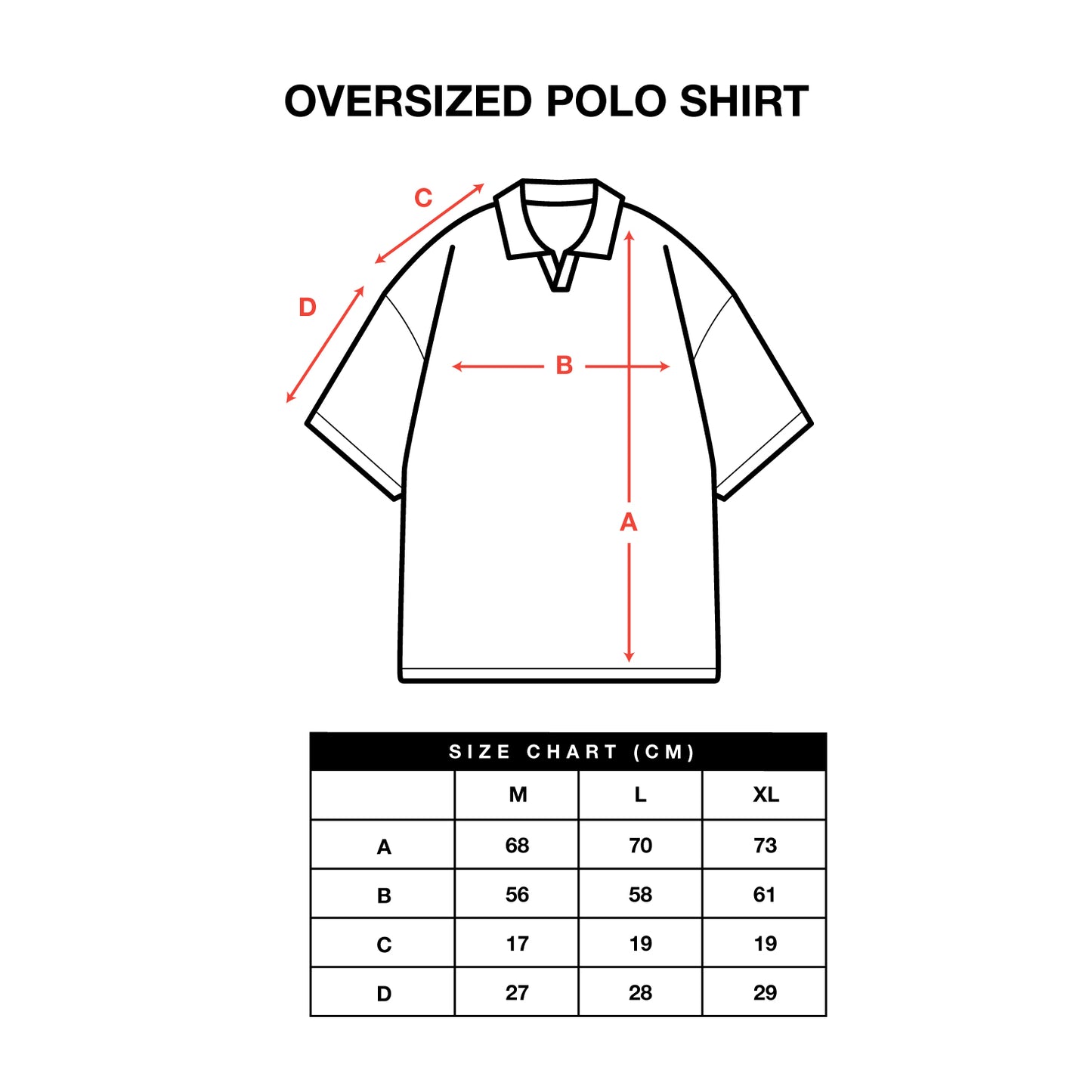 Open Collar Polo Shirt Black