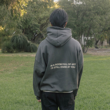 Stare Hoodie Dark Grey