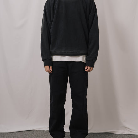 Sun Faded Crewneck - Aged Black