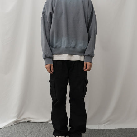 Sun Faded Crewneck - Steel Blue