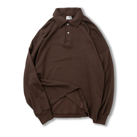 Terry Rugby Shirt Brown