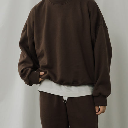 Boxy Crewneck Brown