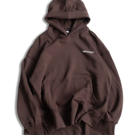 Flare Hoodie Dark Brown