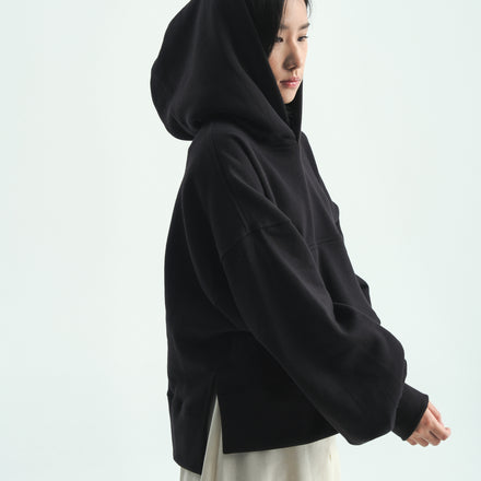 Flare Bubble Hoodie - Black