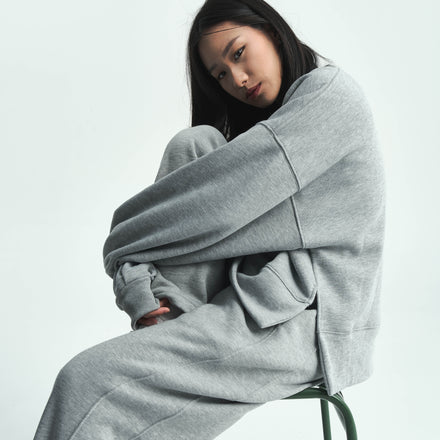 Flare Bubble Crewneck - Misty