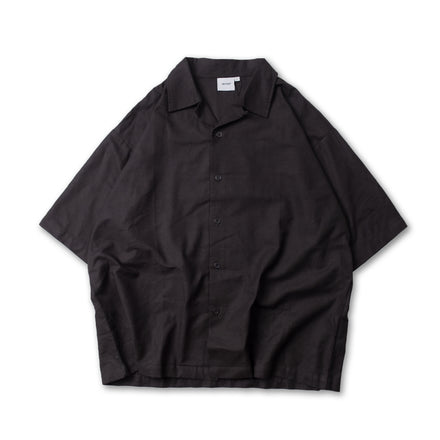 Linen SS Shirt Black