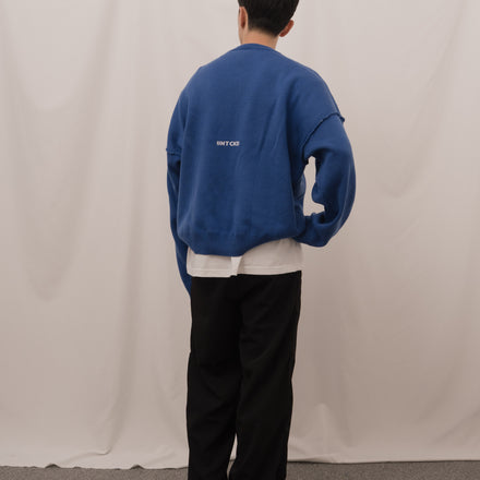 Micro Knit Sweater - Blue