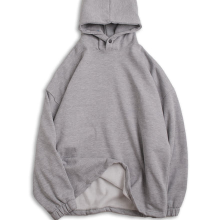 Open Hem Hoodie Misty