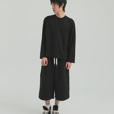 Raglan Long Sleeve Tee - Black