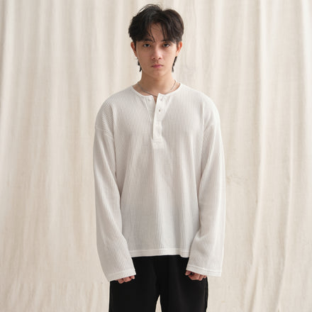 Thermal Henley - White
