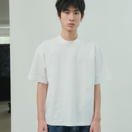 Cropped Heavyweight Tee White
